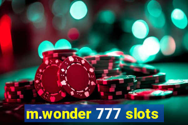 m.wonder 777 slots